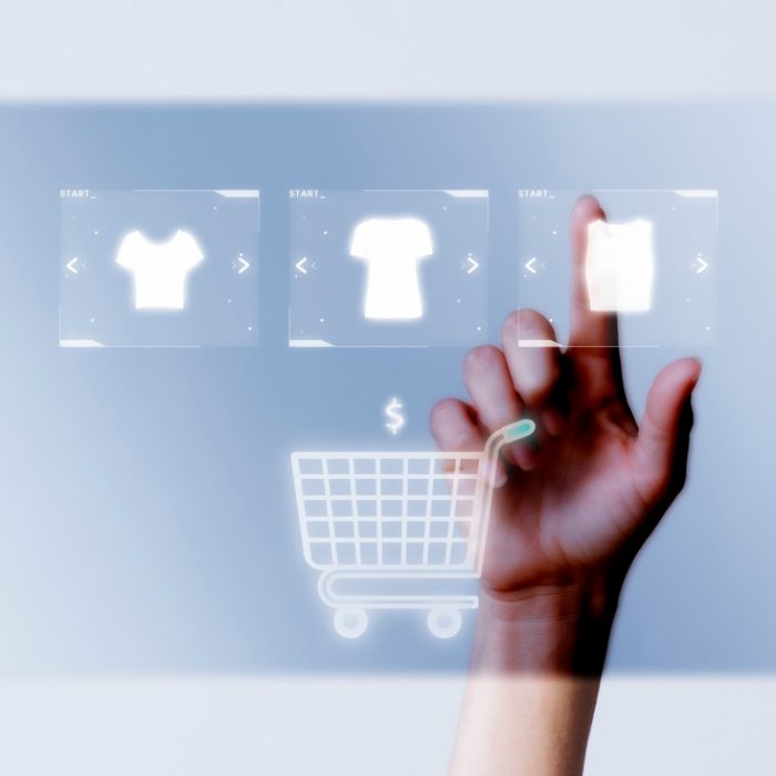 person-adding-clothes-cart-closeup-online-shopping-campaign